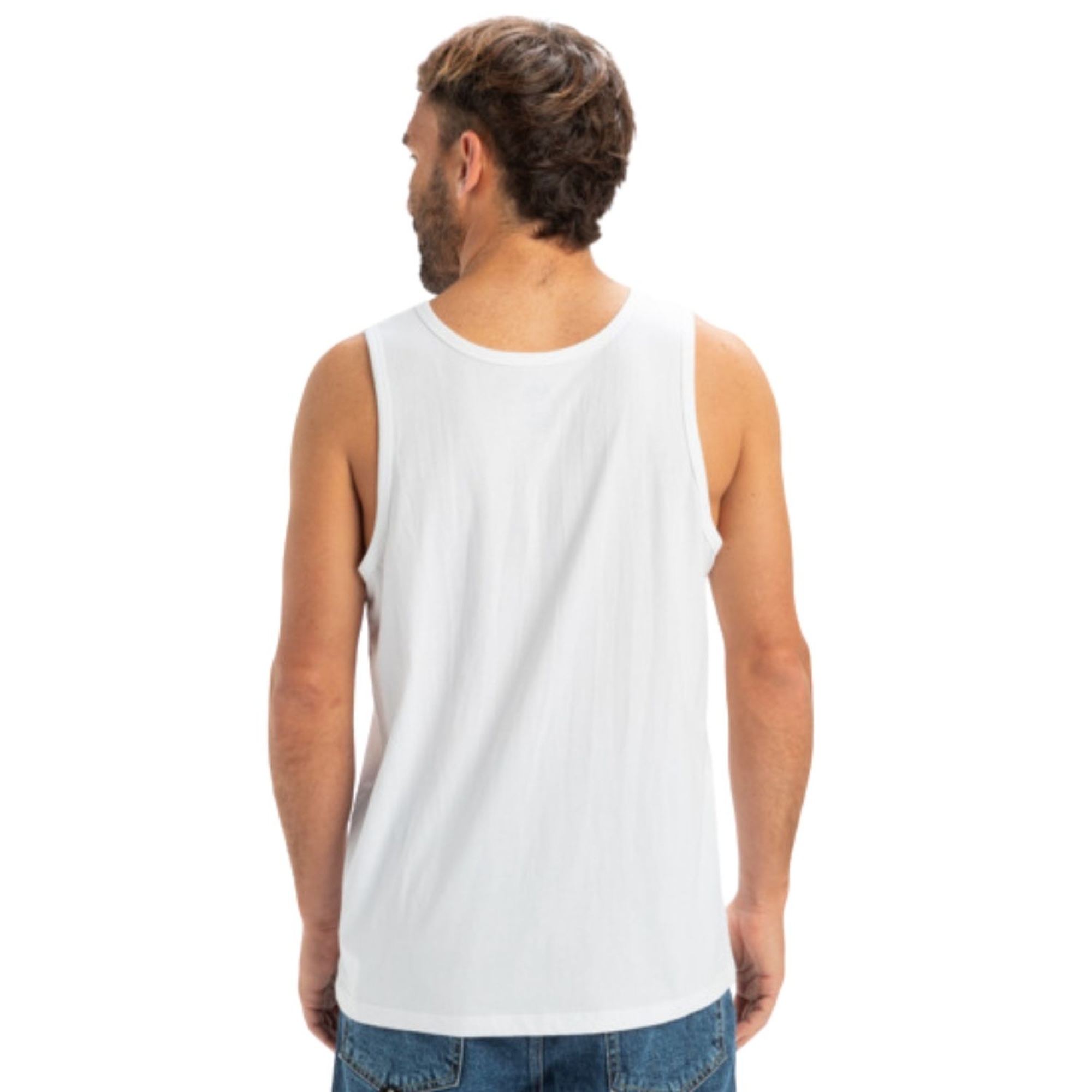 Quiksilver Ev Comp Logo Tank Erkek Beyaz Atlet