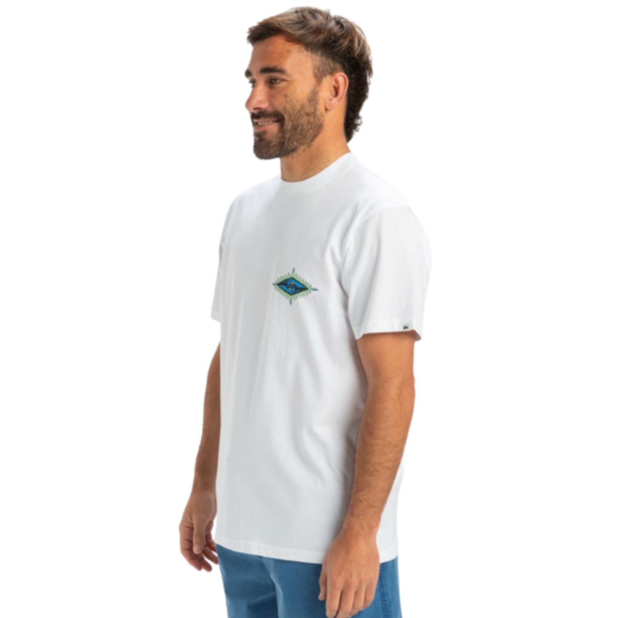 Quiksilver Ev Beach Blast Erkek Beyaz Tişört