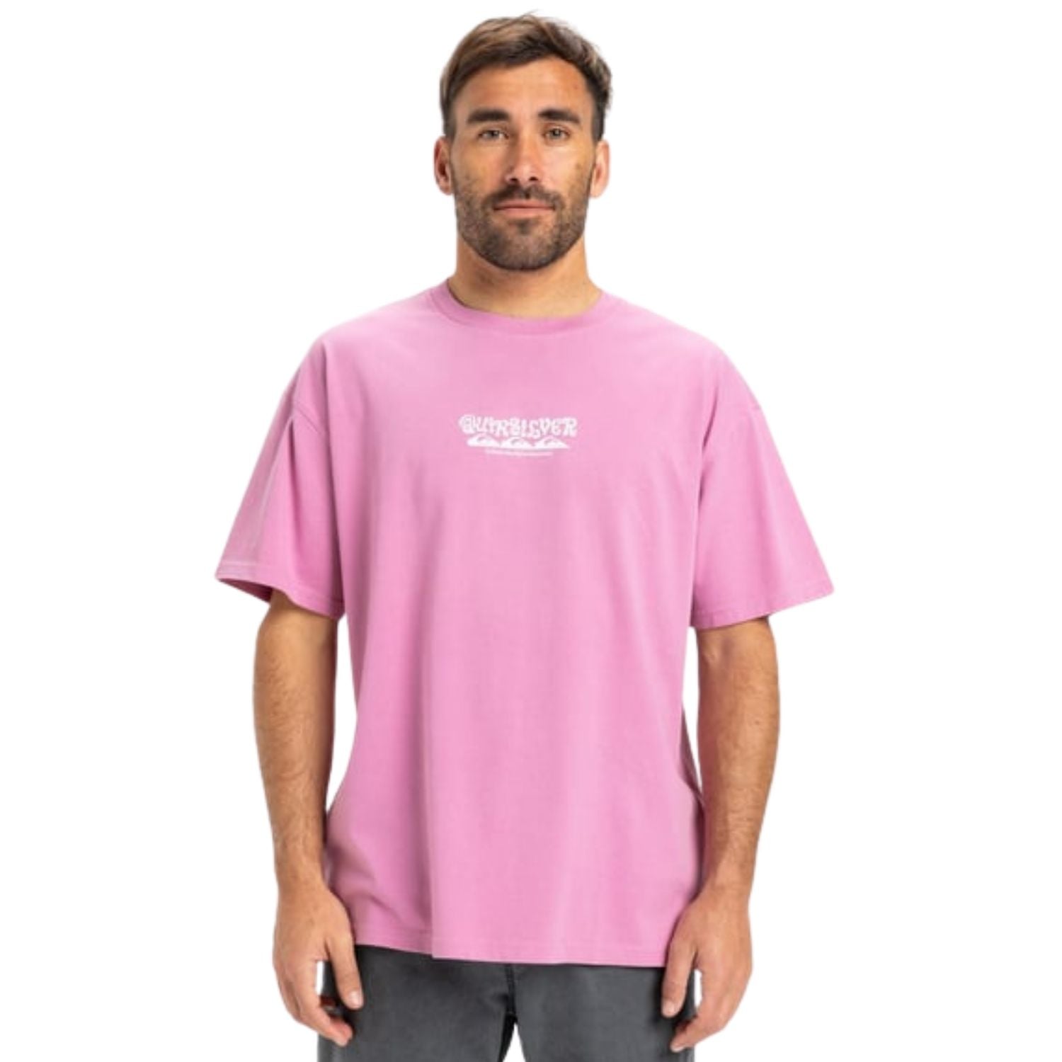  Quiksilver Hw Tree Connection Erkek Mor Tişört