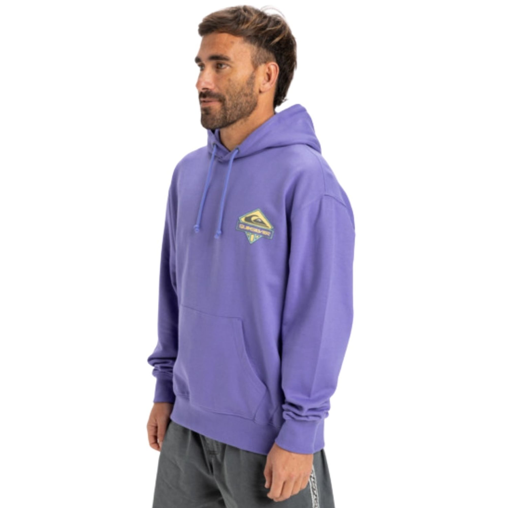 Quiksilver Apog Heritage Hoodie Erkek Mor Sweatshirt