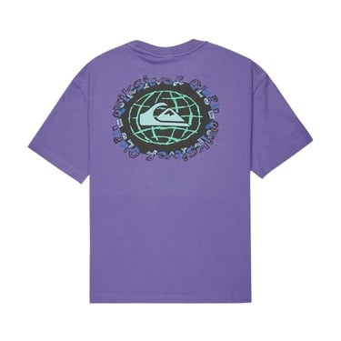  Quiksilver Gh Qs Global Heat Yth Erkek Çocuk Mor Tişört