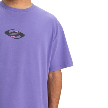  Quiksilver Gh Qs Global Heat Erkek Mor Tişört