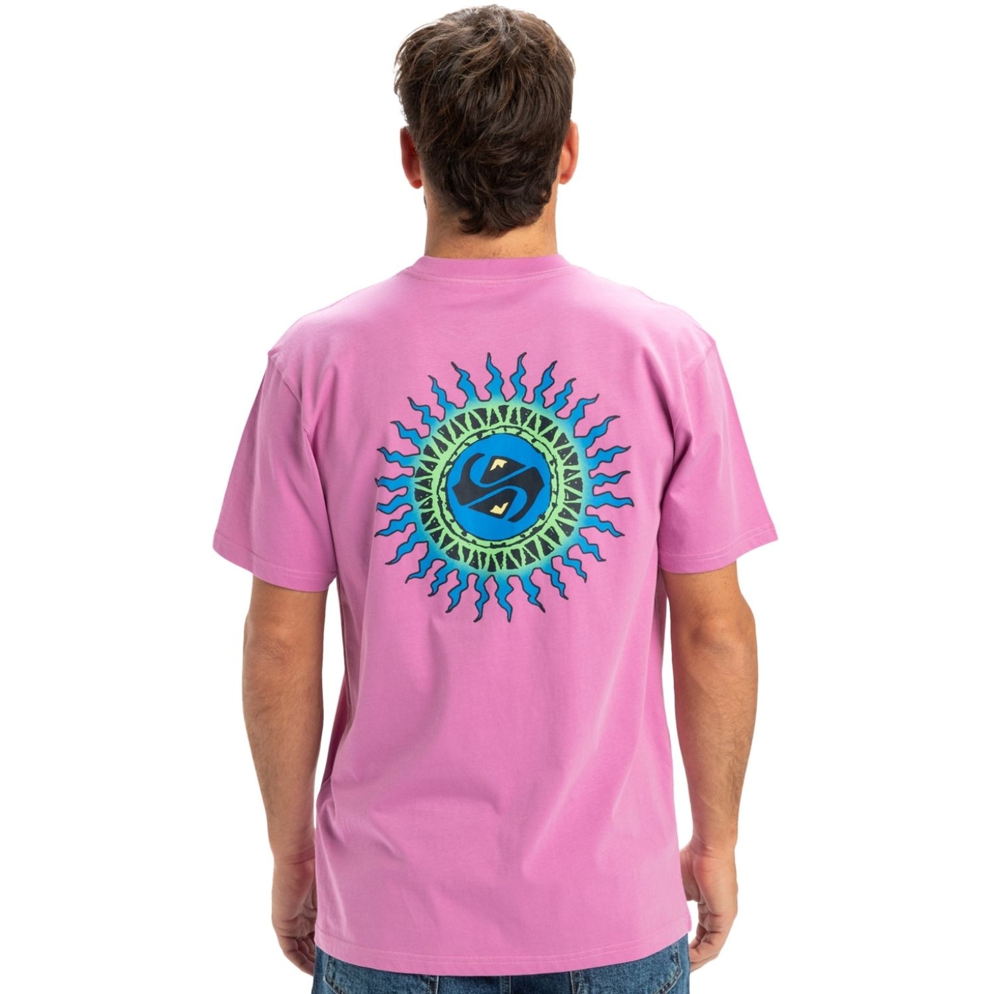 Quiksilver Ev Beach Blast Erkek Mor Tişört