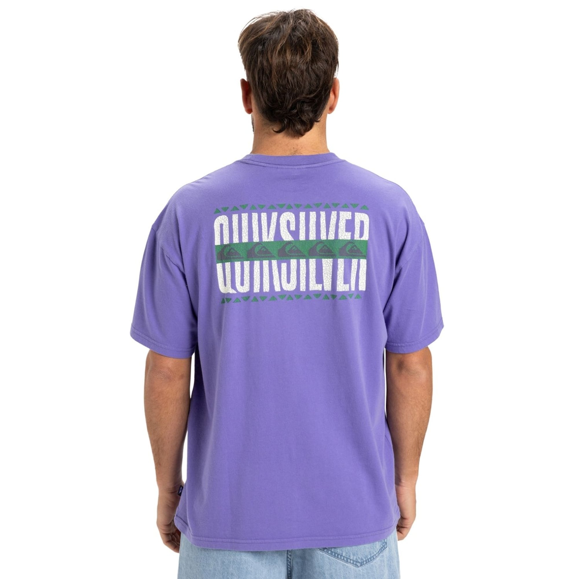 Quiksilver Gh Qs World Force Erkek Mor Tişört