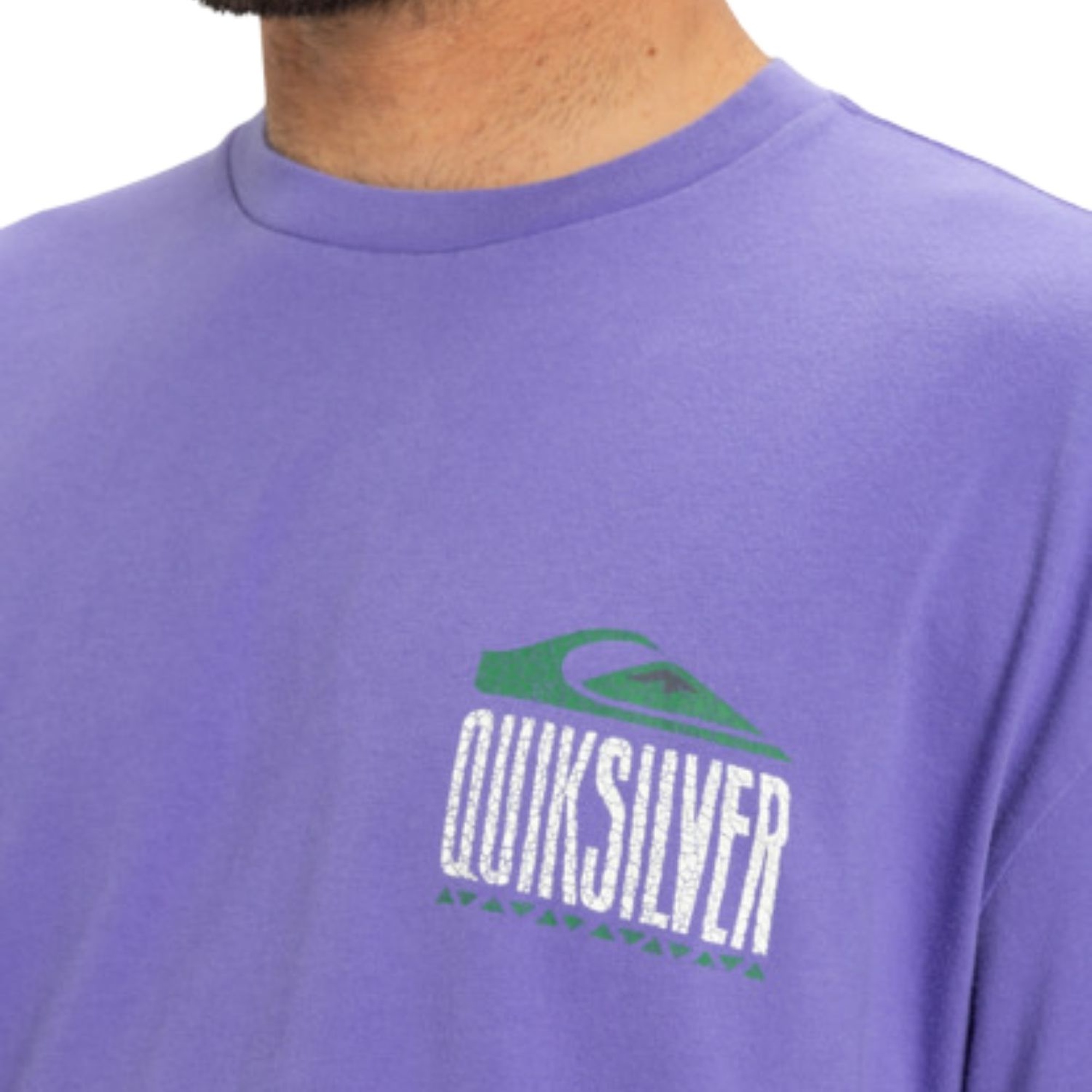 Quiksilver Gh Qs World Force Erkek Mor Tişört