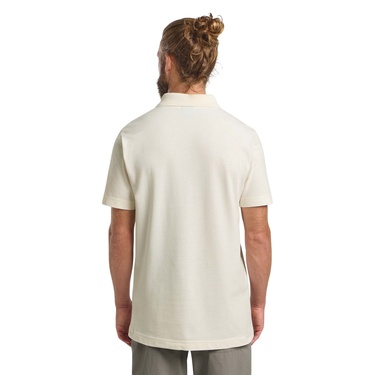  Jack Wolfskin Essential Polo Erkek Beyaz Polo Tişört