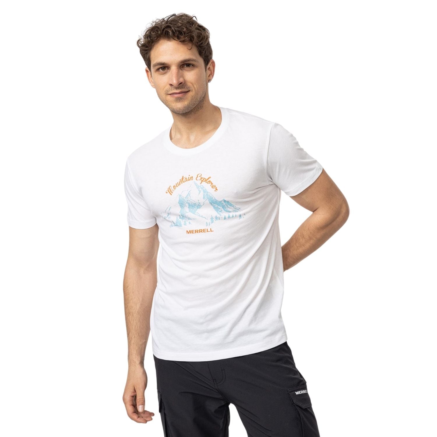  Merrell Tori Erkek Beyaz Tişört