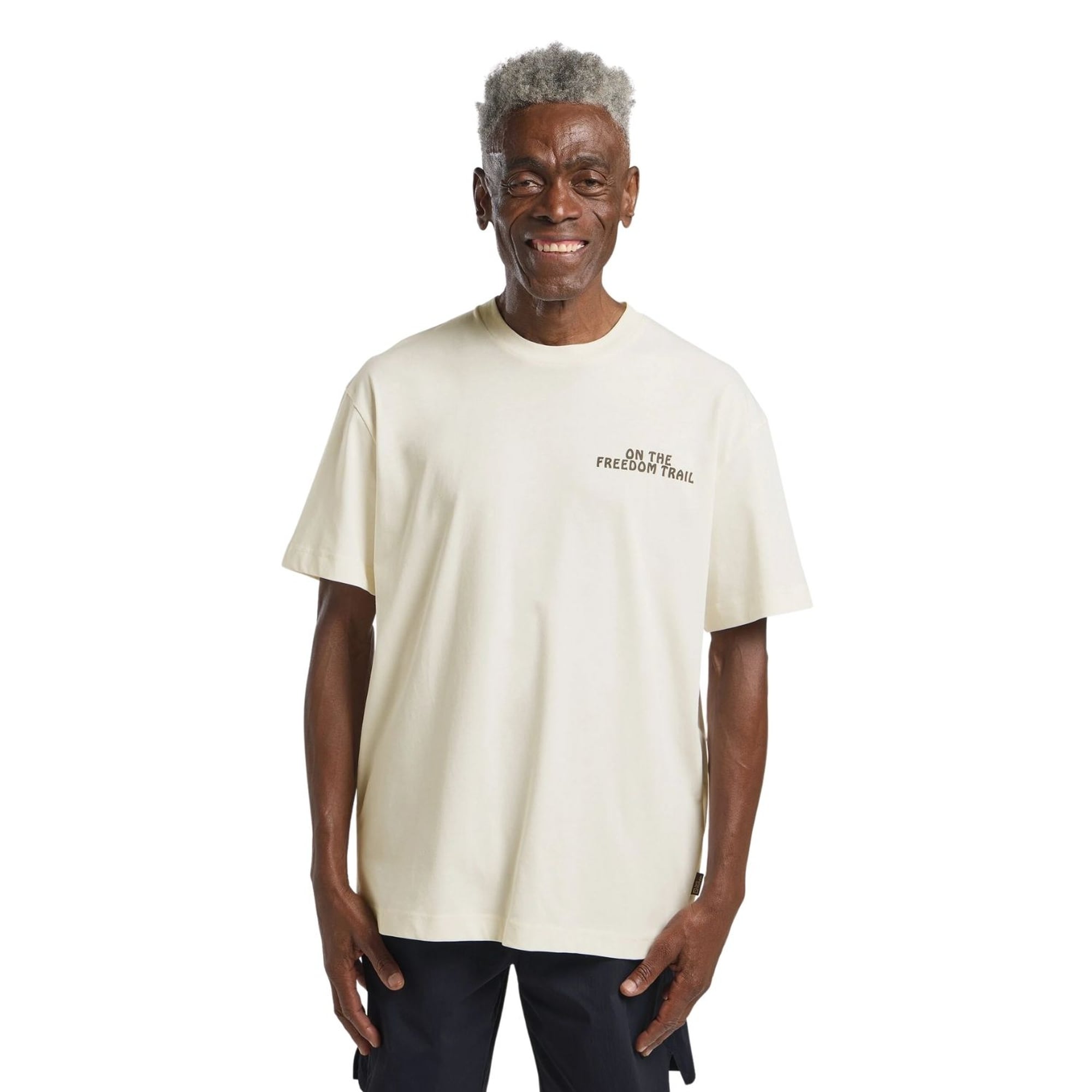 Jack Wolfskin Trailblazer T Erkek Beyaz Tişört