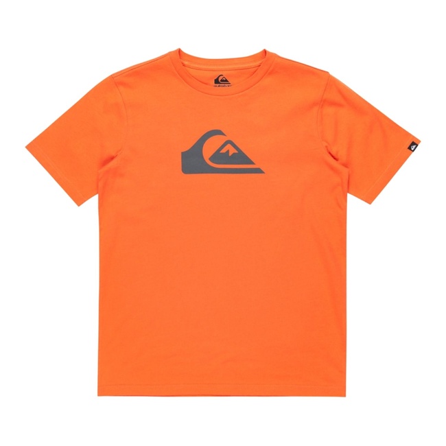  Quiksilver Ev Comp Logo Yth Erkek Çocuk Turuncu Tişört