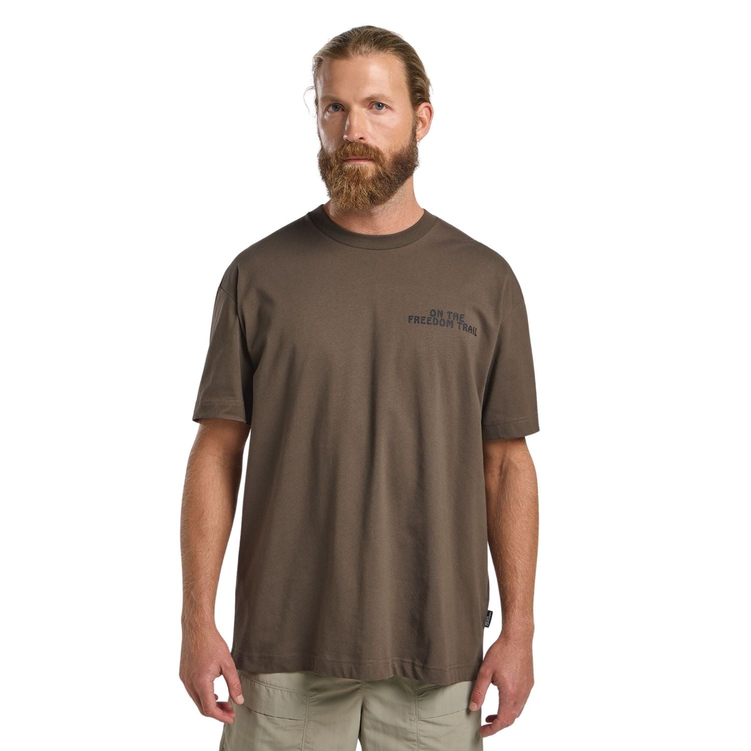  Jack Wolfskin Trailblazer T Erkek Kahverengi Tişört