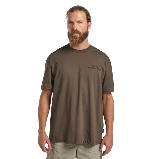  Jack Wolfskin Trailblazer T Erkek Kahverengi Tişört