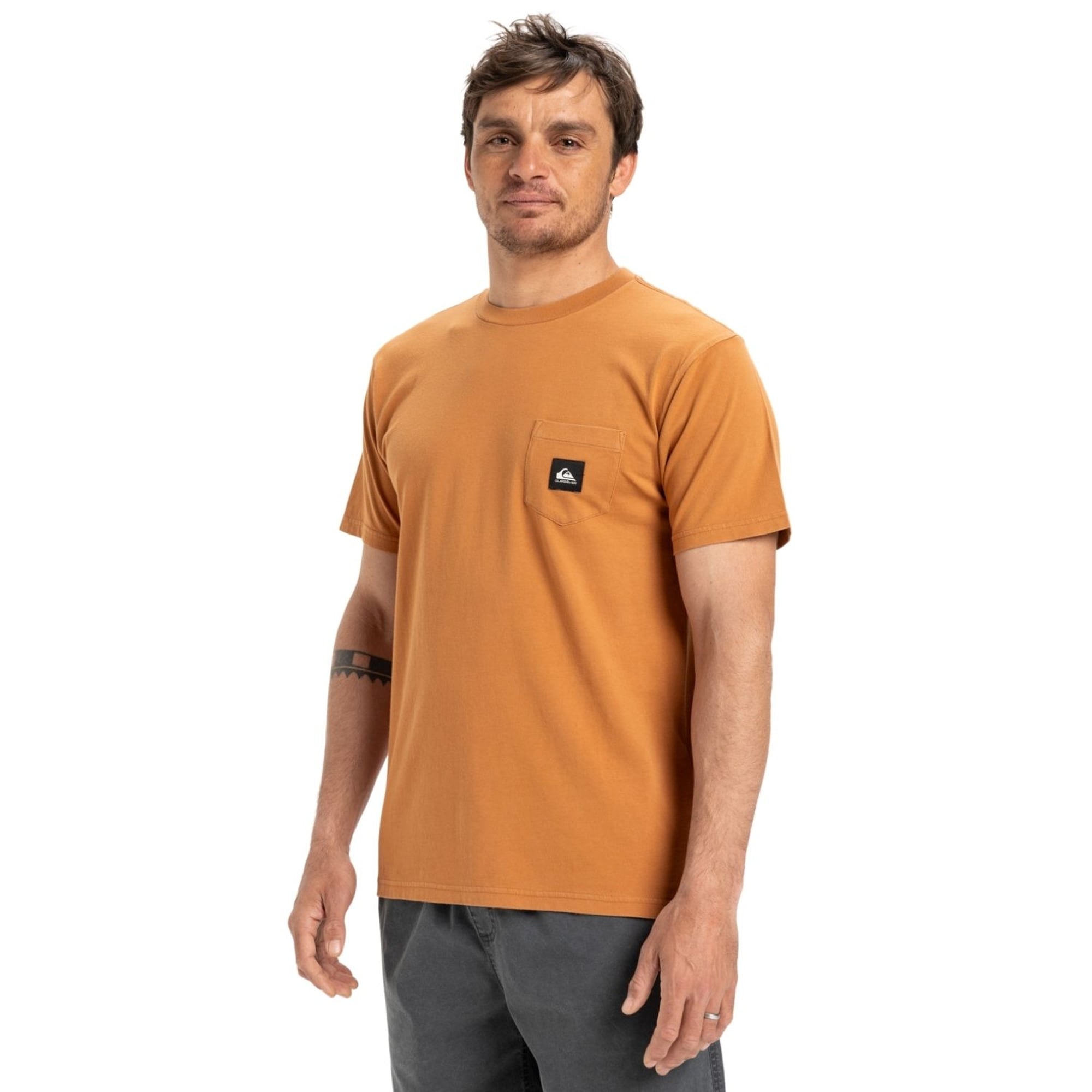 Quiksilver Salt Water Pocket Erkek Turuncu Tişört