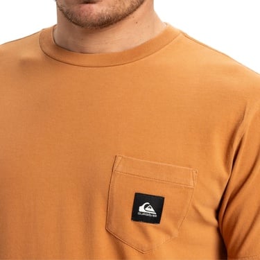  Quiksilver Salt Water Pocket Erkek Turuncu Tişört
