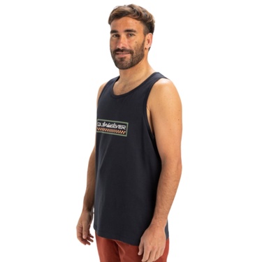  Quiksilver Ev Sun Dagger Tank Erkek Mavi Atlet