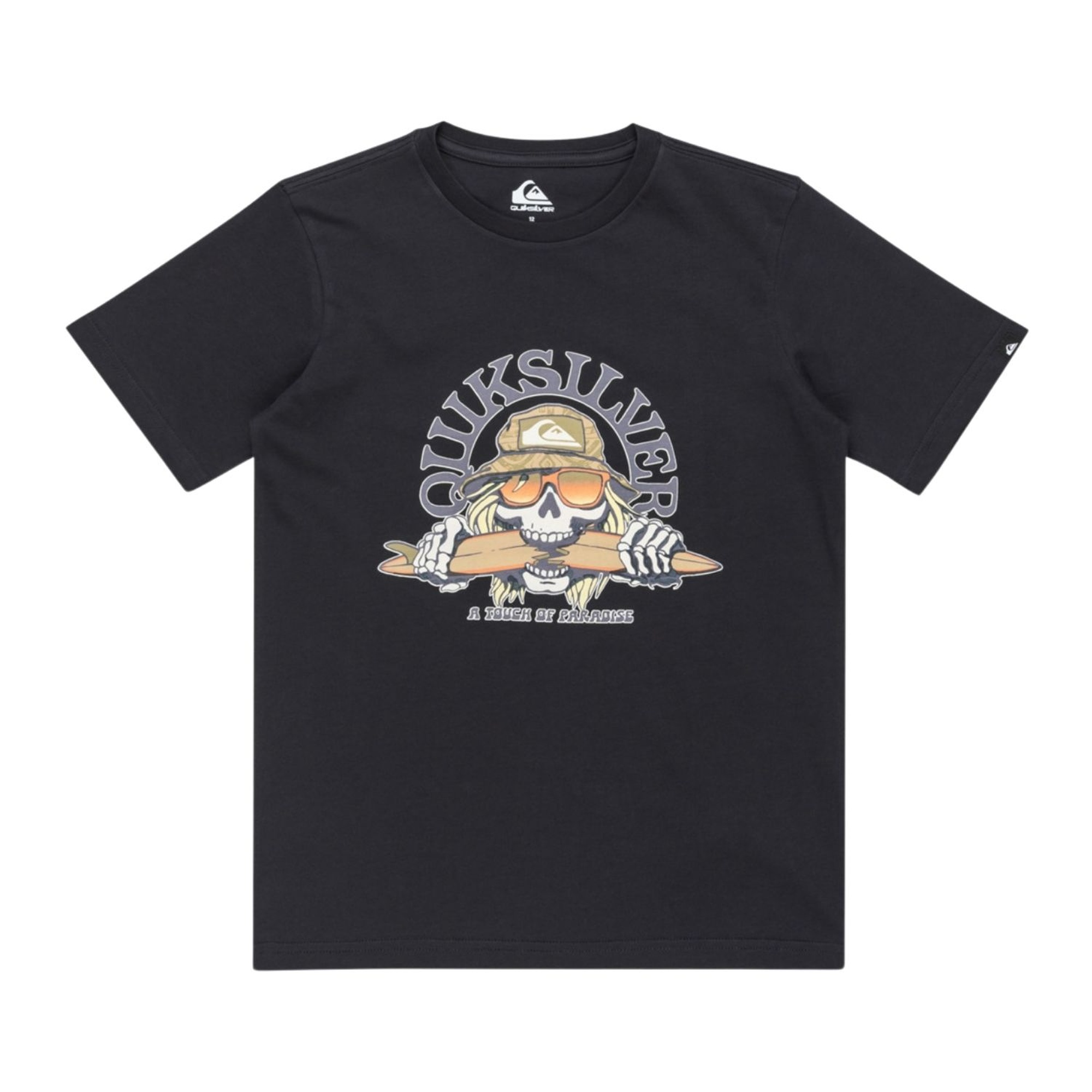 Quiksilver Ev Skull Feast Yth Erkek Çocuk Mavi Tişört