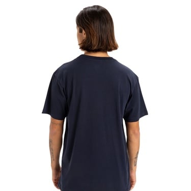  Quiksilver Retro Fade Erkek Mavi Tişört