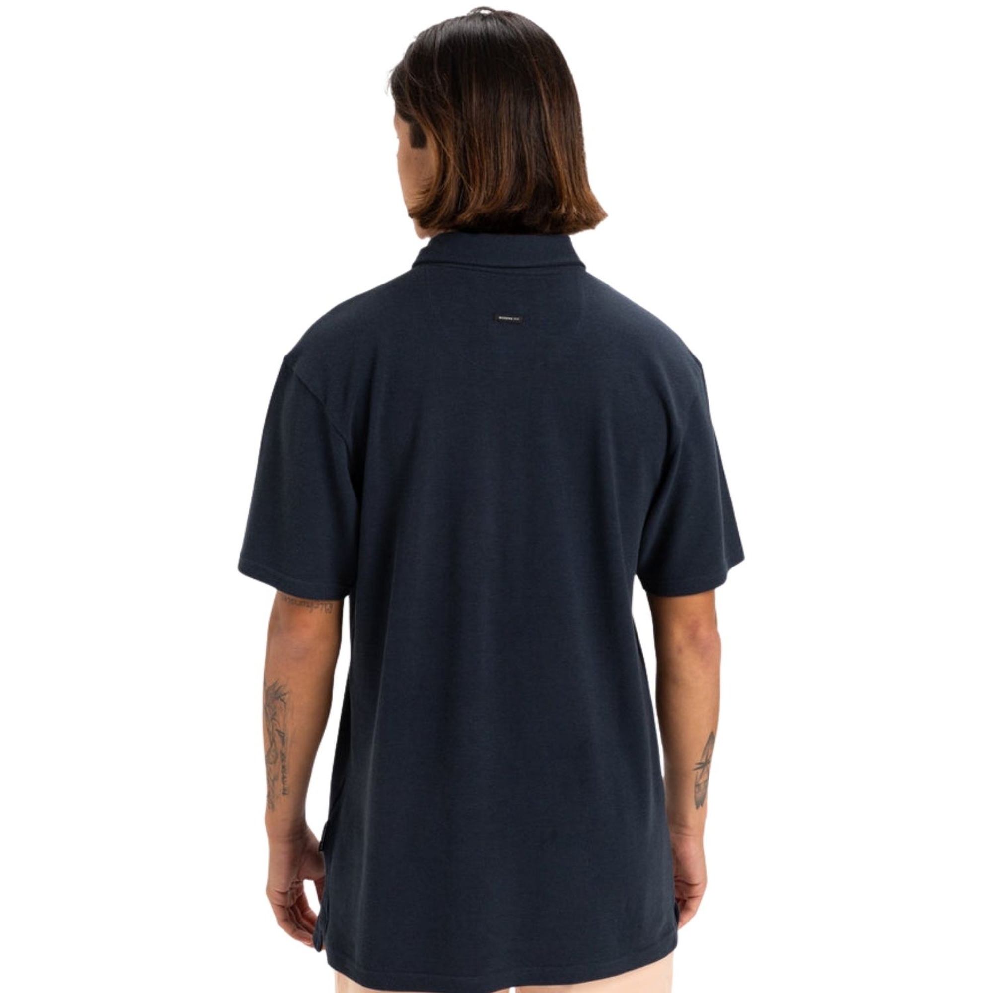 Quiksilver Mw Pique Erkek Mavi Polo Tişört