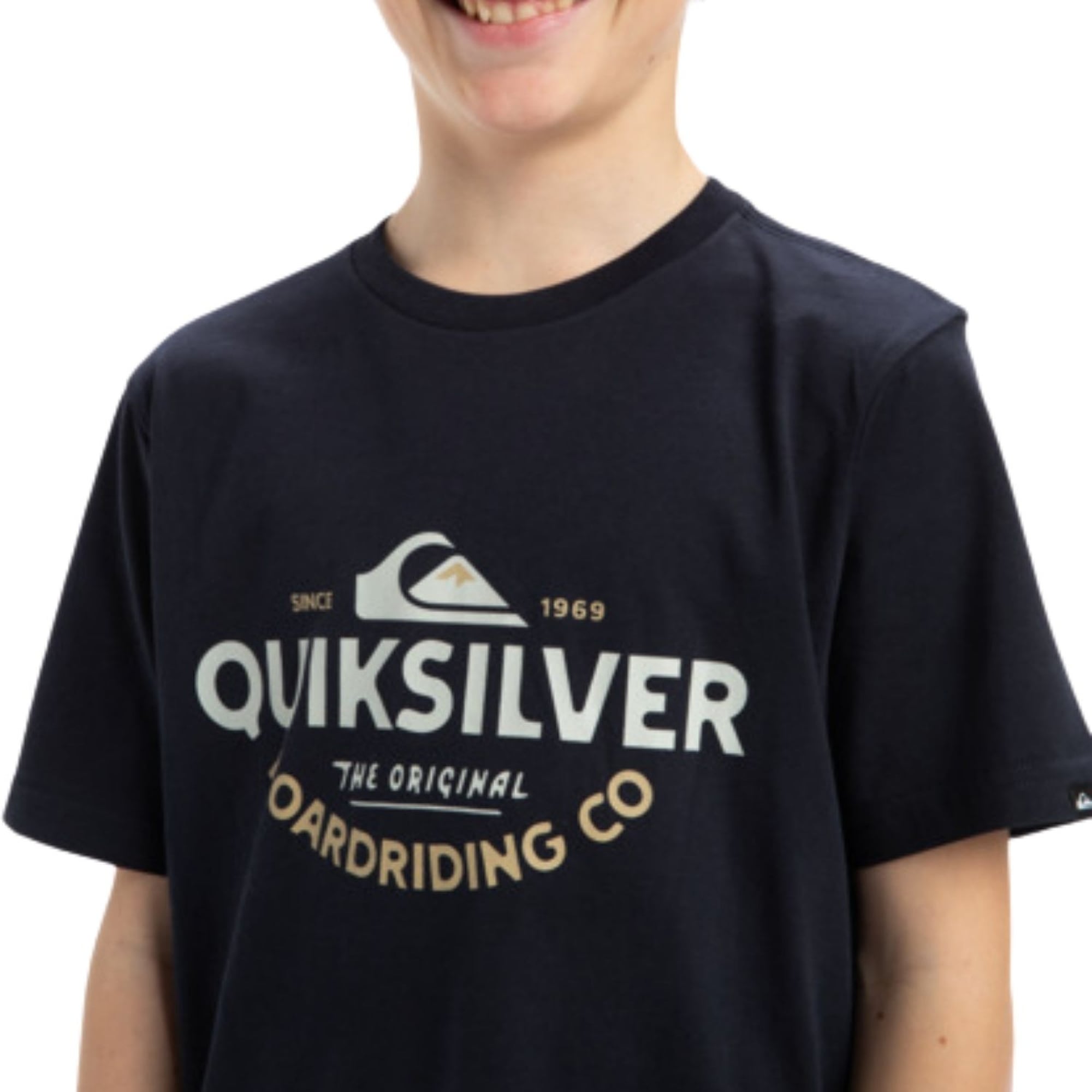 Quiksilver Ev Typed Out Yth Erkek Çocuk Mavi Tişört