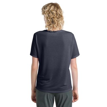  Jack Wolfskin Vonnan S|s T Kadın Mavi Tişört