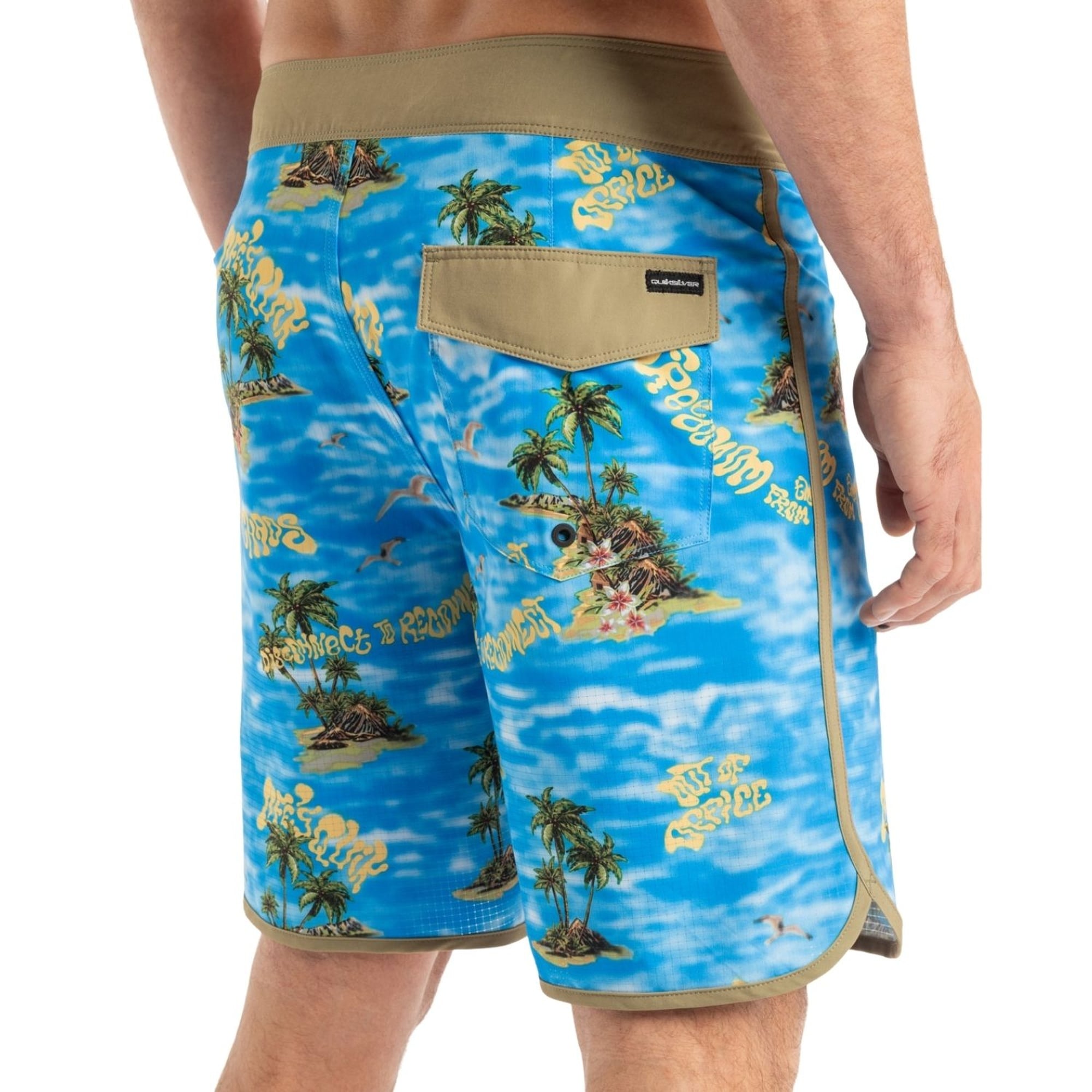 Quiksilver Highline Scallop 19 Erkek Mavi Boardshort