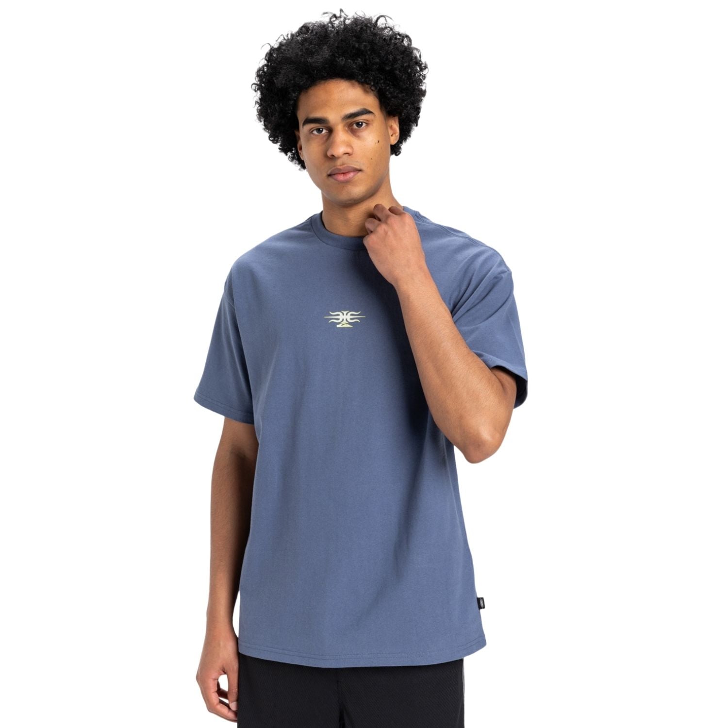  Quiksilver Mercury Tribe Erkek Mavi Tişört