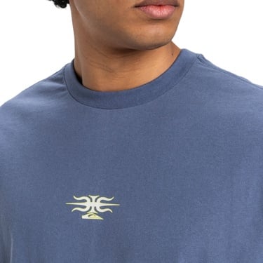  Quiksilver Mercury Tribe Erkek Mavi Tişört