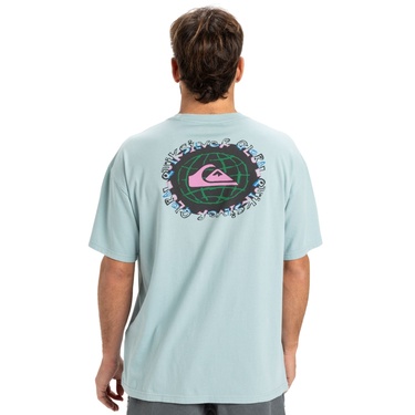  Quiksilver Gh Qs Global Heat Erkek Mavi Tişört