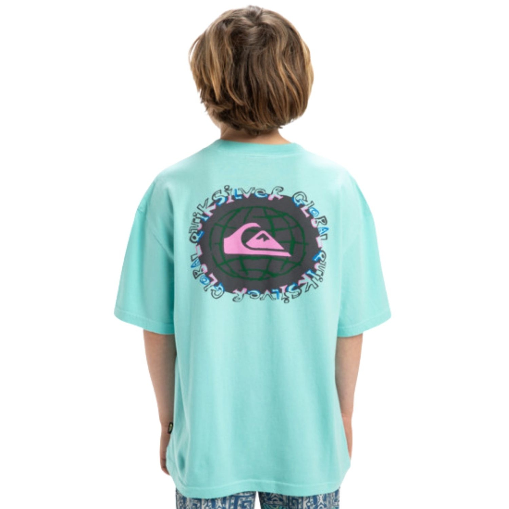 Quiksilver Gh Qs Global Heat Yth Erkek Çocuk Mavi Tişört