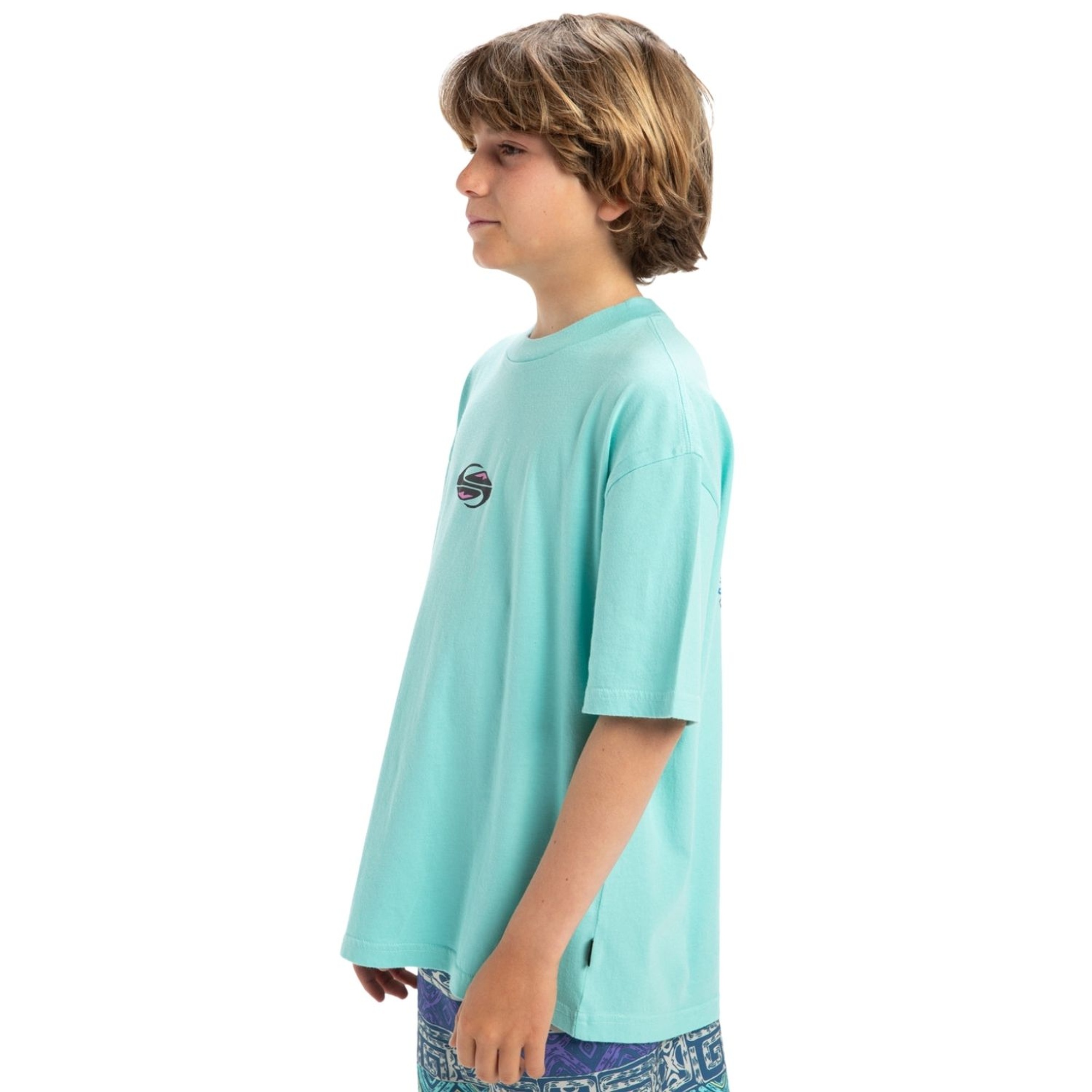 Quiksilver Gh Qs Global Heat Yth Erkek Çocuk Mavi Tişört