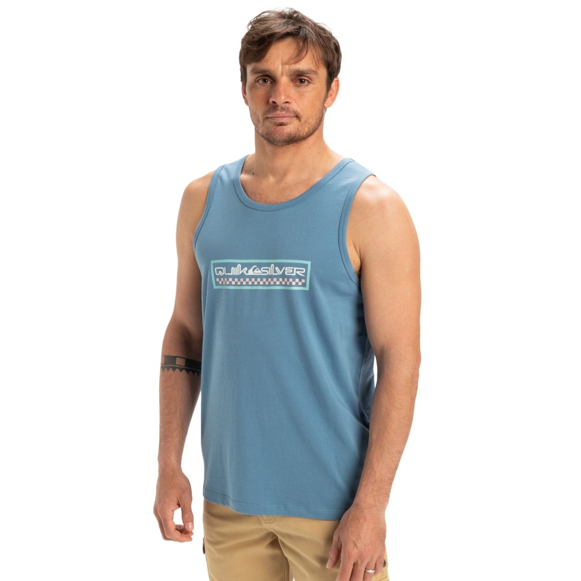 Quiksilver Ev Sun Dagger Tank Erkek Mavi Atlet