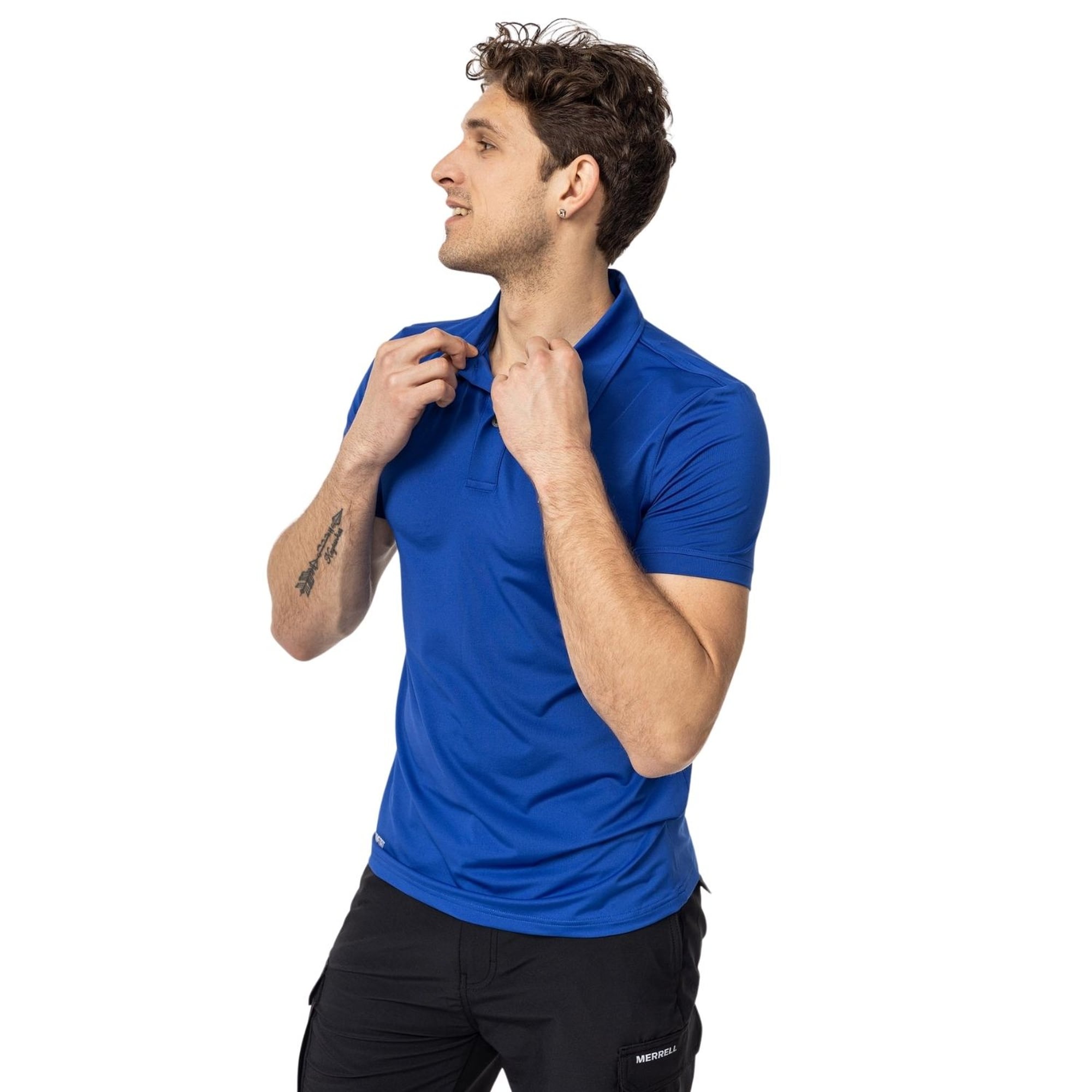 Merrell Pro Erkek Mavi Polo Tişört