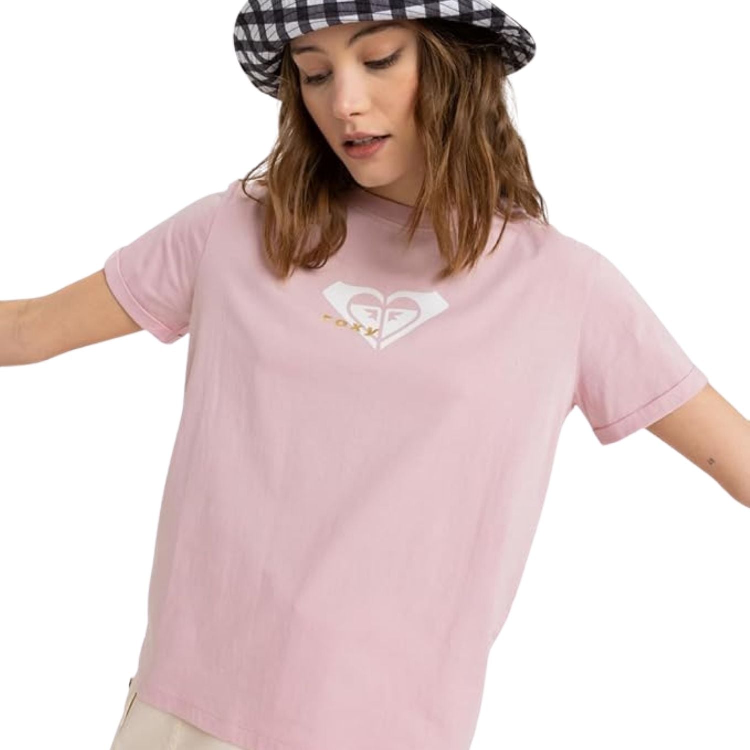  Roxy Oceanregular Corpo Kadın Pembe Tişört