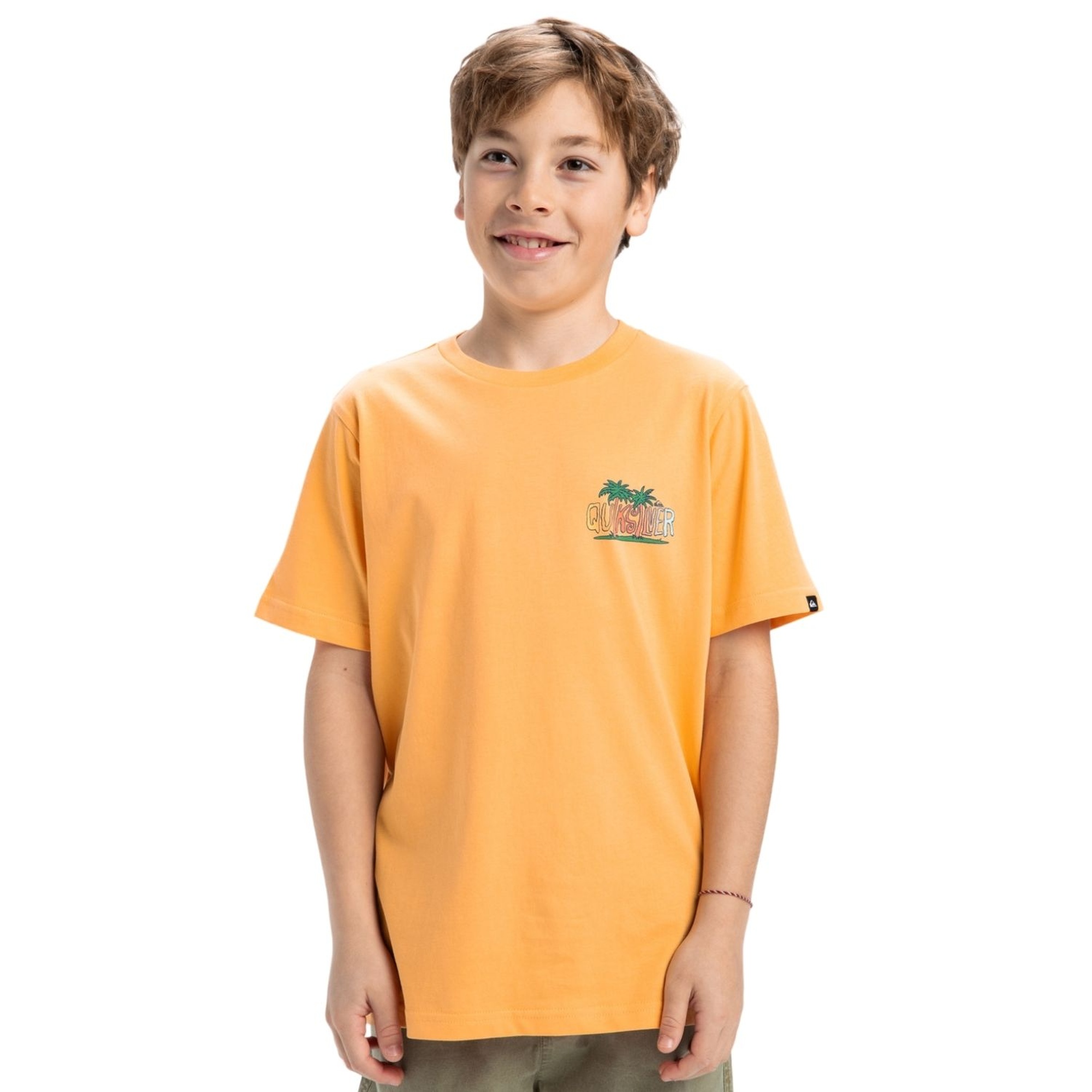 Quiksilver Ev Sunny Palms Yth Erkek Çocuk Sarı Tişört