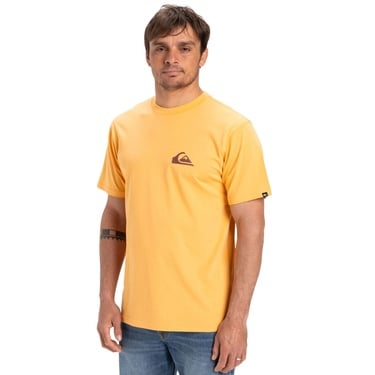  Quiksilver Ev Mini Logo Erkek Sarı Tişört