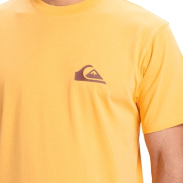  Quiksilver Ev Mini Logo Erkek Sarı Tişört