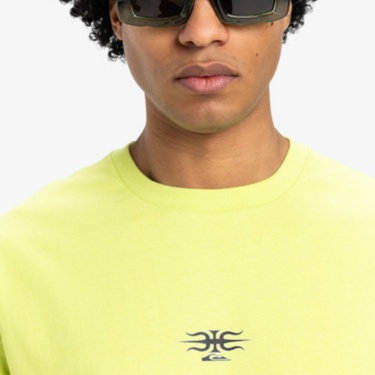  Quiksilver Mercury Tribe Erkek Sarı Tişört