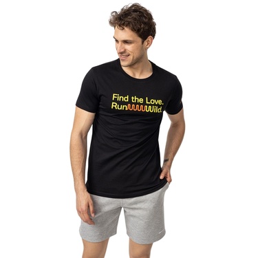  Merrell Text Erkek Siyah Tişört