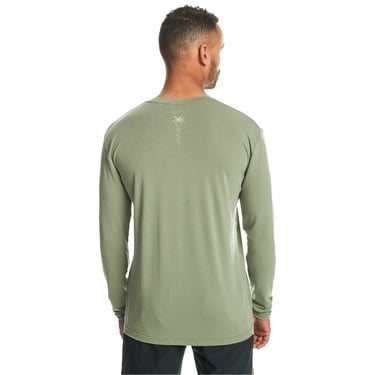  Quiksilver Coastal Run Ls Erkek Renkli Tişört