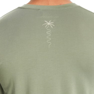  Quiksilver Coastal Run Ls Erkek Renkli Tişört