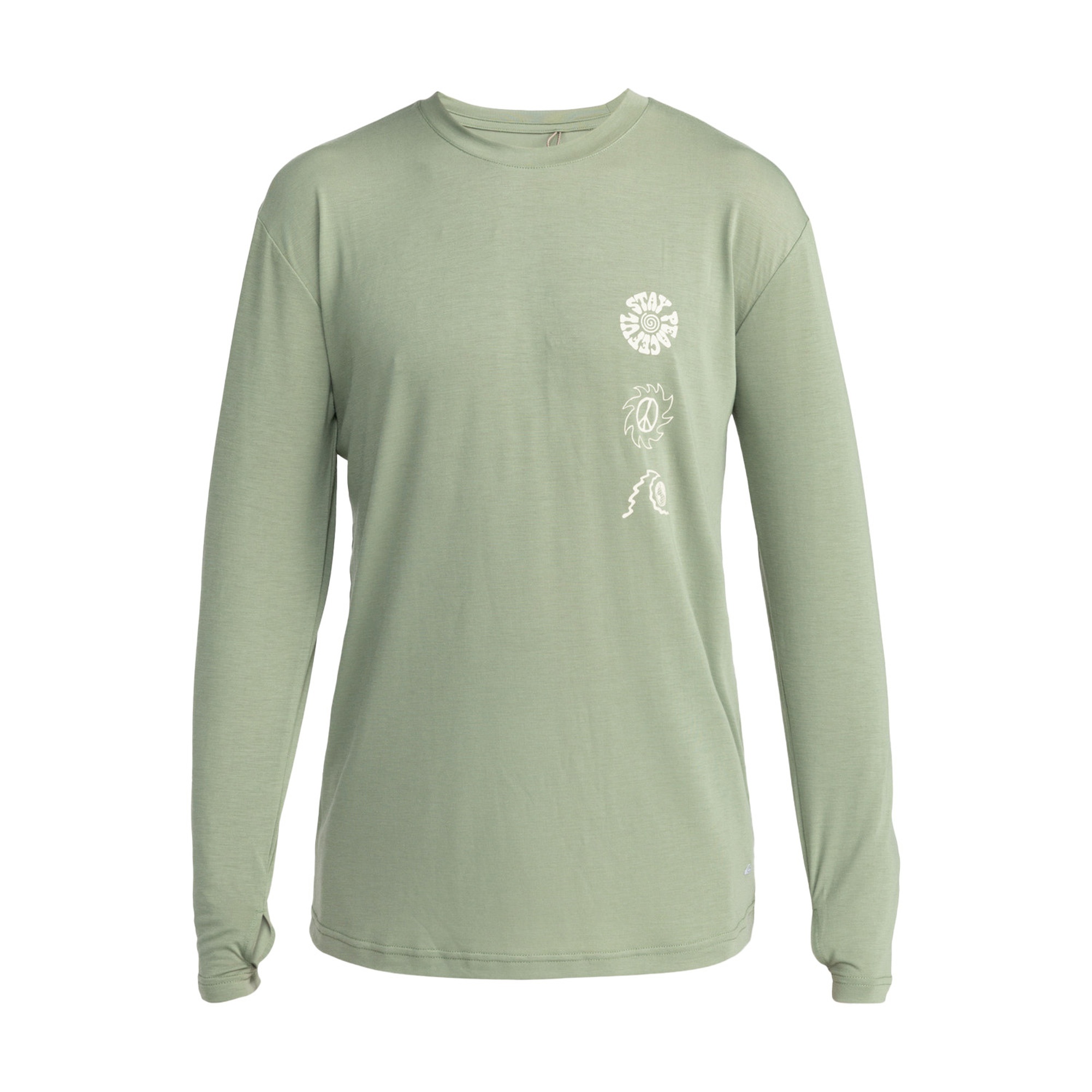 Quiksilver Coastal Run Ls Erkek Renkli Tişört