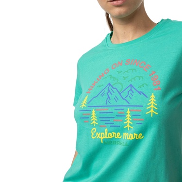  Merrell Terry Kadın Mavi Tişört