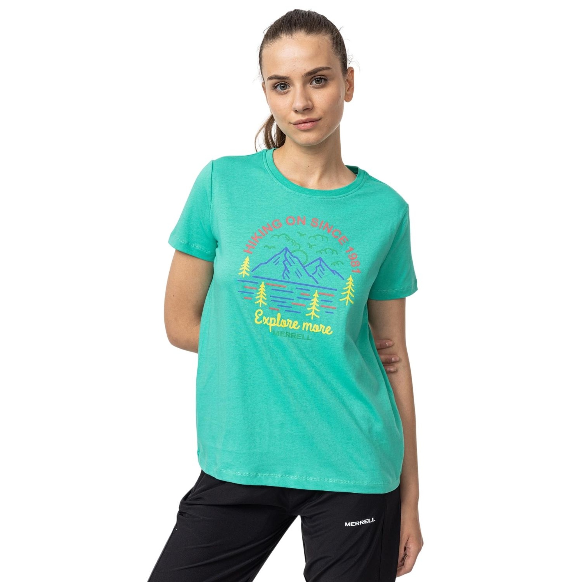 Merrell Terry Kadın Mavi Tişört