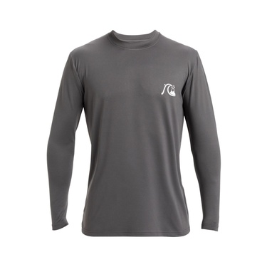  Quiksilver Dna Bubble Logo Surf Ls Erkek Gri Likra