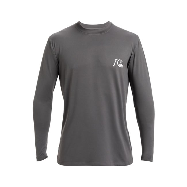  Quiksilver Dna Bubble Logo Surf Ls Erkek Gri Likra