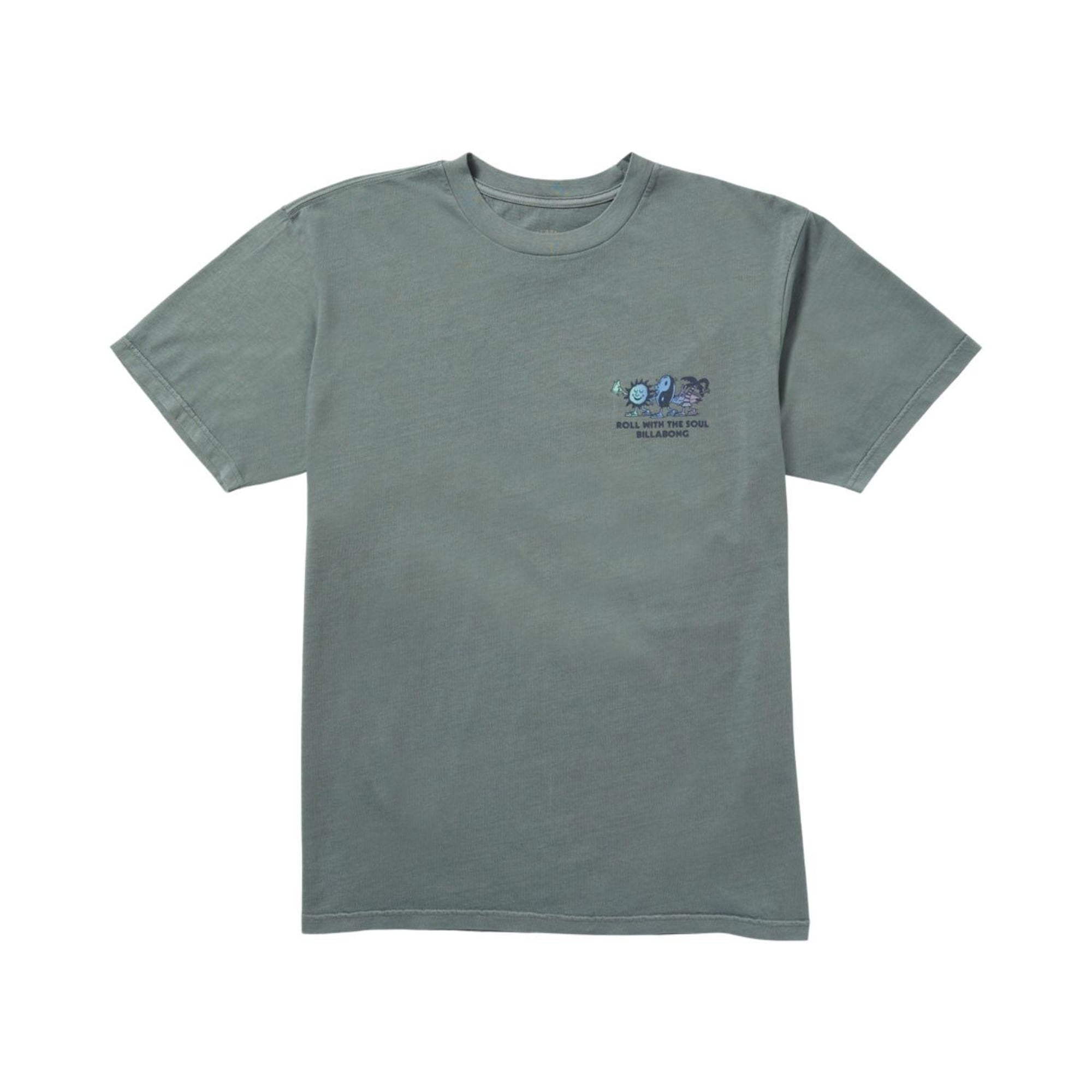 Billabong Roll Premium Ww Ss Erkek Mavi Tişört