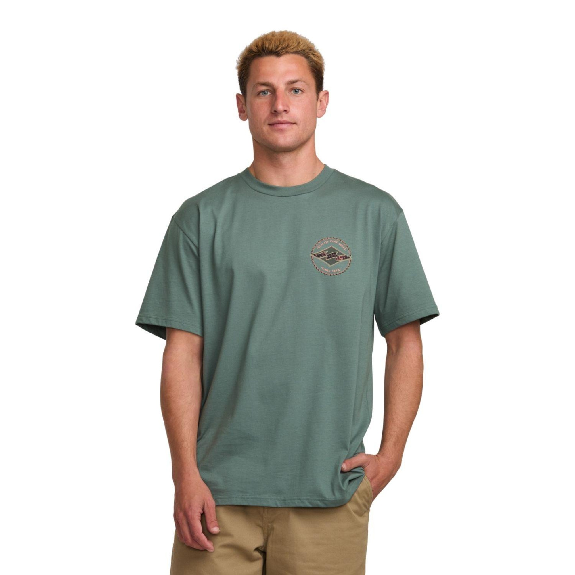 Billabong Rotor Diamond Regular Erkek Mavi Tişört