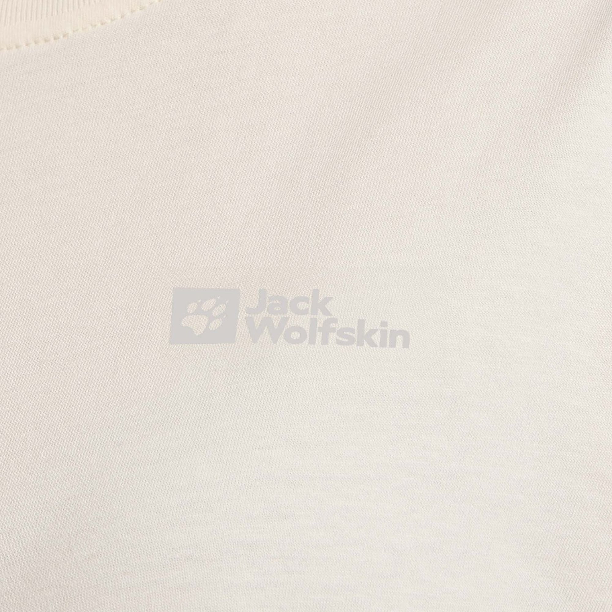 Jack Wolfskin Essential T Kadın Beyaz Tişört