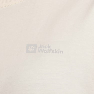  Jack Wolfskin Essential T Kadın Beyaz Tişört