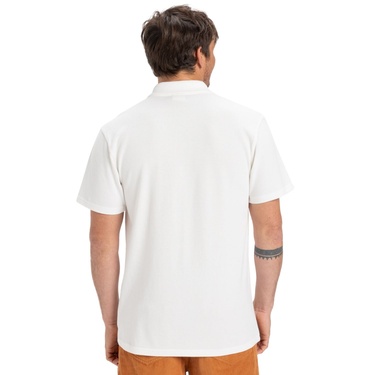  Quiksilver Dna Erkek Beyaz Polo Tişört