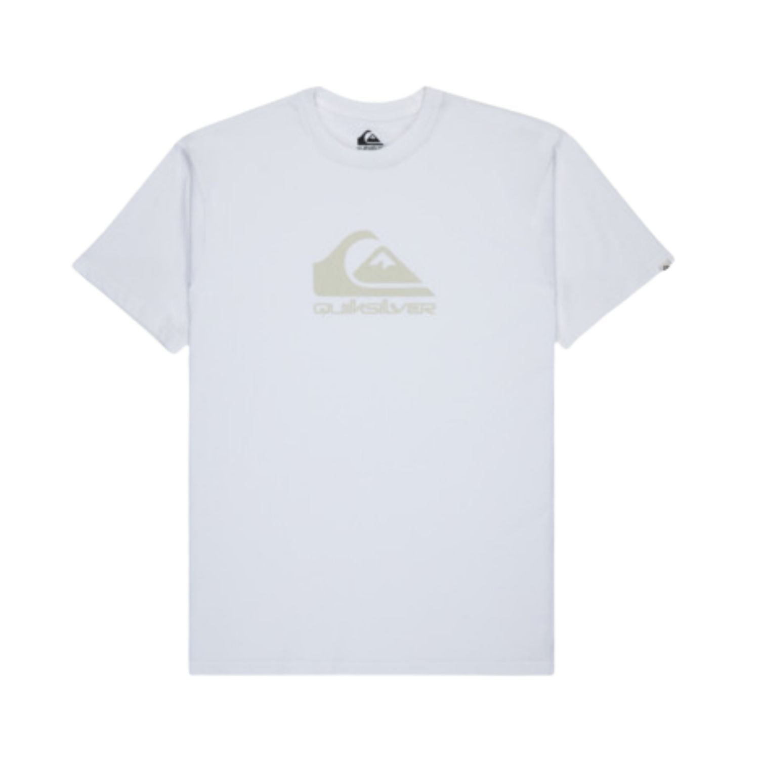  Quiksilver Ev Comp Logo Erkek Beyaz Tişört